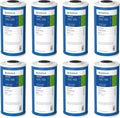 Pentair Pentek GAC-BB Big Blue Carbon Water Filter, 10-Inch, Whole House Heavy Duty Granular Activated Carbon (GAC) Replacement Cartridge, 10" x 4.5", Pack of 8