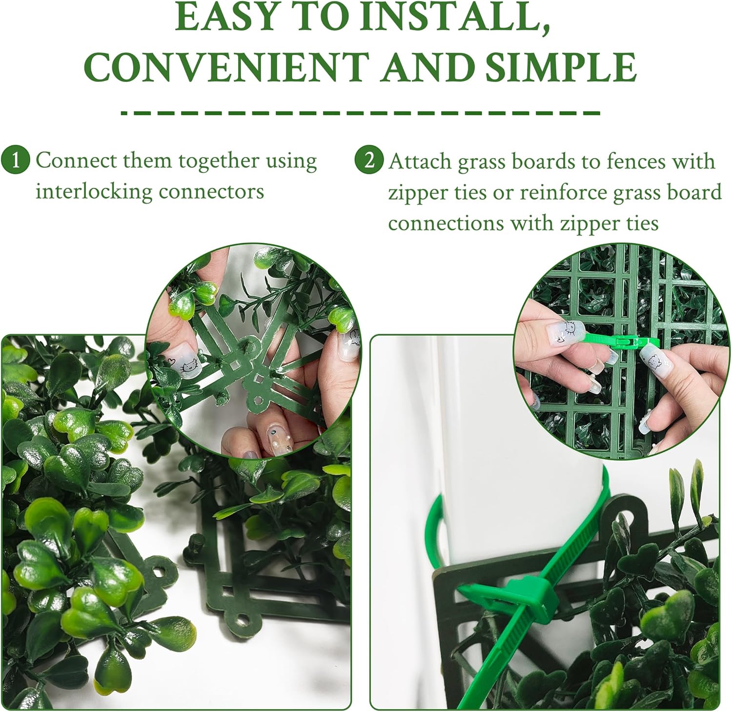 Artificial Ivy Privacy Fence Screen: 120"x 40" (33.5 SQFT) UV-Anti Faux Boxwood Roll Grass Wall Panels for Patio Balcony Privacy, Garden, Backyard Greenery Wall Backdrop Decor