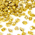 DomeStar 150PCS Gold Acrylic Ice Rocks – Faux Gold Gems Nuggets Vase Fillers for Christmas Centerpieces, Glitter Party Decorations, DIY Crafts & Table Scatter
