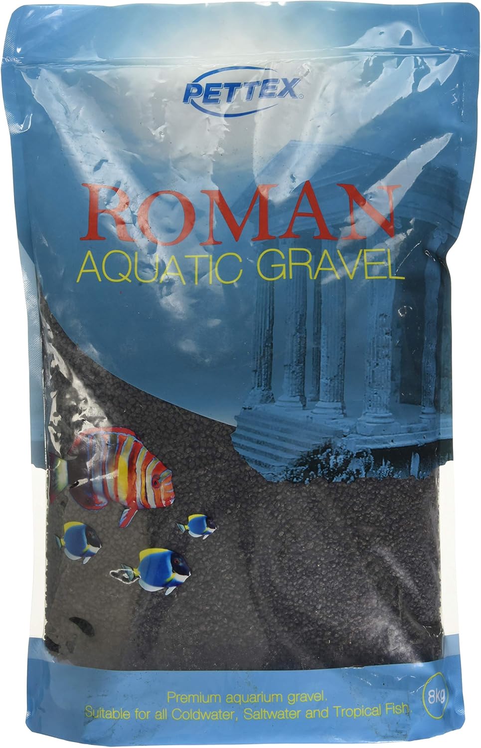 Roman Jet Black Gravel 8 kg (Pack of 1)