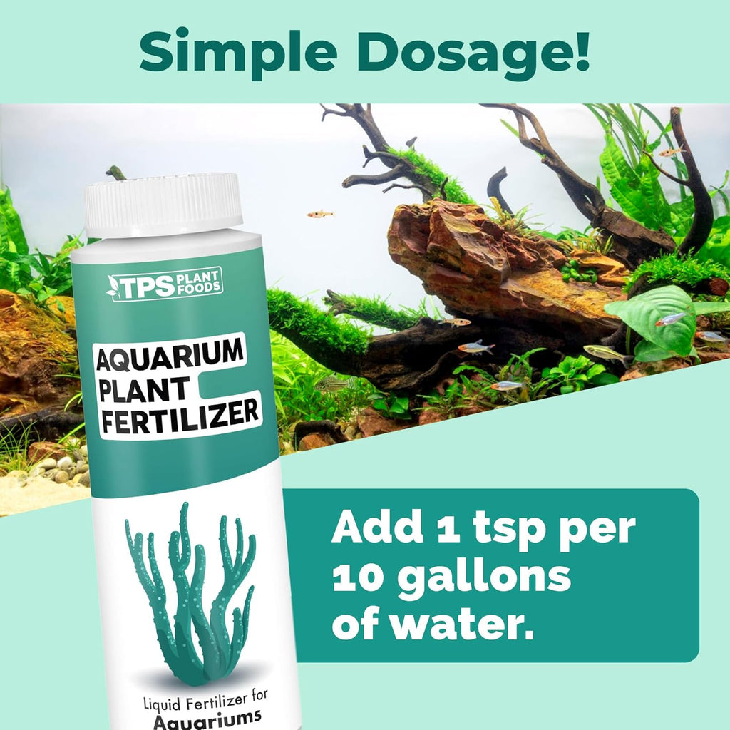 Aquarium Plant Fertilizer, Complete Liquid Aquarium Plant Food, 8 oz (250mL)