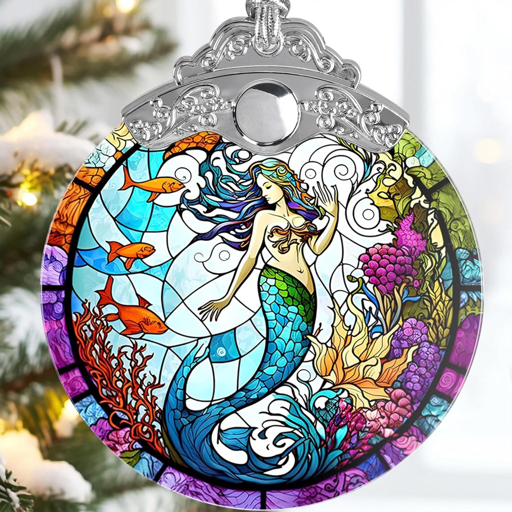 Beautiful Mermaid Ornament - Christmas Keepsake & Stocking Stuffer - Gift for Girls