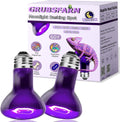 Reptile Moonlight Bulb 60W – Soft Purple Night Light for Nocturnal Viewing, Sleep-Friendly, 2000H Life, E26 Base