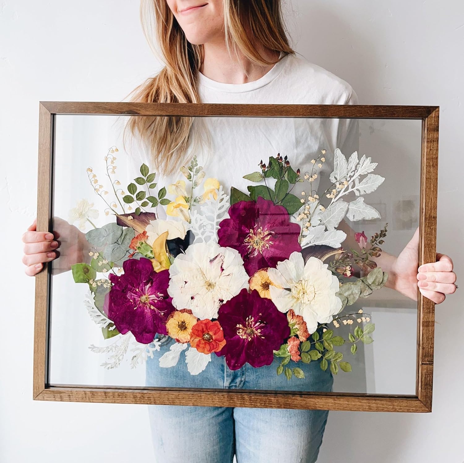 16x20 Floating Frame Picture Frames For Wall 20x24 Norwegian Cherry Wood Floating Picture Frames 16x20 Floater Frame 20x24 Floating Frames Pressed Flower Frame