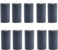 AQUANEAT 4x2 inch Aquarium Air Stones 10pcs, Aerator Diffuser,Air Stones for Aquariums,Fish Tanks,Pond and Hydroponics