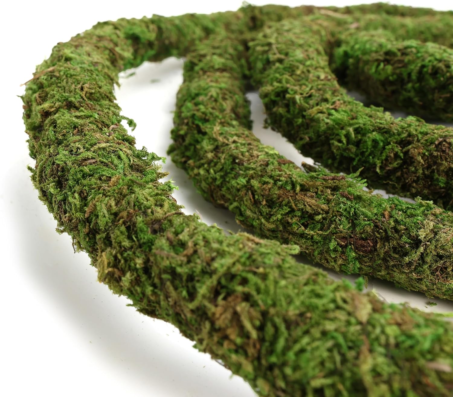 Moss Vine for Reptiles, Bendable Climbing Vines Reptile Tank Accessories, Natural Moss Rope for Leopard Gecko, Lizard, Snake, Chameleon, Frog Terrarium Decor (Jungle Green, 6.5 FT)