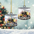 Personalized Aquarium Christmas Ornament, Fish Christmas Ornament, Gift for Fish Lover, Custom Aquarium Christmas Tree Keepsake, Kids First Gift Ideas, Pet Kids Ornament (AFT12)