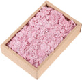 MECCANIXITY 7.8oz Preserved Reindeer Moss, Pink Decorative Artificial Fake Moss for Potted Plants Indoor Crafts Lichen Centerpieces Decor