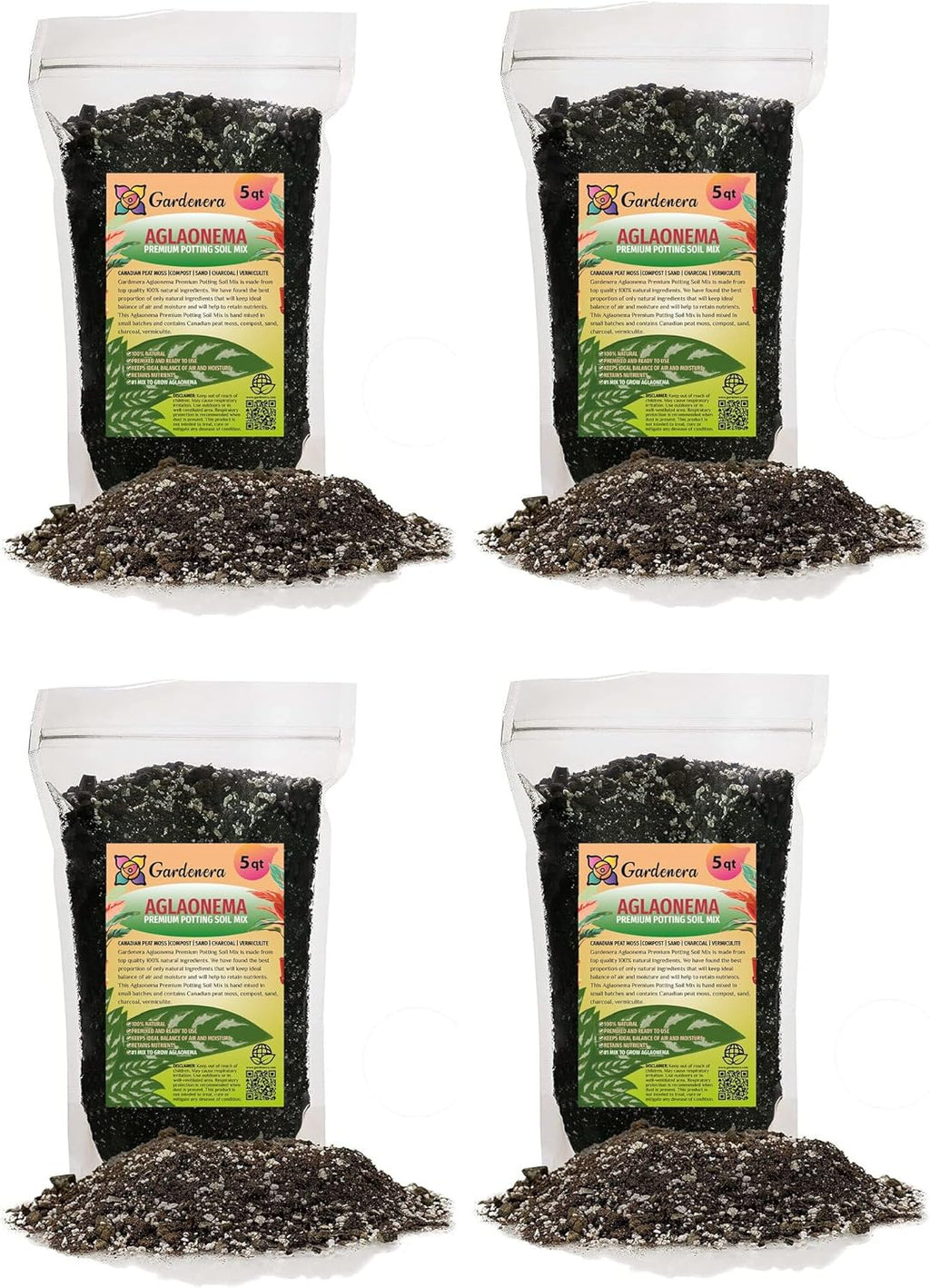 Gardenera Aglaonema Potting Mix - Unlock Robust Growth and Vibrant Leaves with Our High-Performance Formula - 20 Quart