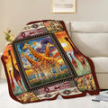 Giraffe Throw Blanket Giraffe Stuff Gifts for Kids Girls Boys Adults Women Men Soft Cozy Warm Plush Fluffy Fuzzy Fleece Blanket Decor 50''X60''