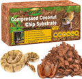 ZeeDix Coconut Husk for Reptiles, Organic Coconut Chips Substrate Coco Husk Snake Bedding, Coco Coir Chips Reptile Substrate for Ball Python, Tortoises, Geckos, Lizards, Hermit Crab, Lizard, Tarantula