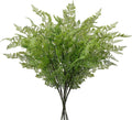 Briful 30" Artificial Boston Fern Plants Bushes Fake Shrubs Bush Greenery Plants Faux Fern Plant Large for Outdoors UV Resistant Garden Plants or Home Office Desk Indoor Decor 3pcs