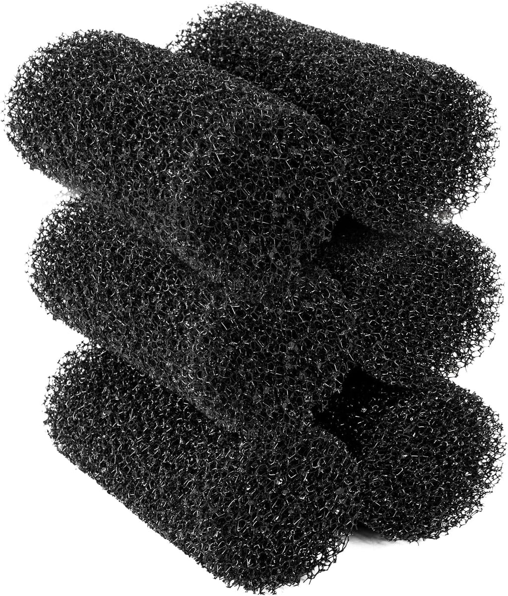 6 PCS Internal Filter Sponge Foam, Aquarium Bio Sponge Rolls of Fish Tank Filter Accessories 4.5" x 2"