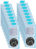 16 Pack Fish Tank Filters Compatible with Top Fin PF-S Filter Cartridge, Upgraded PF-S Small Fish Tank Filters Compatible with Top Fin PF10 Power Filters, Fit for Topfin Aquarium Filter