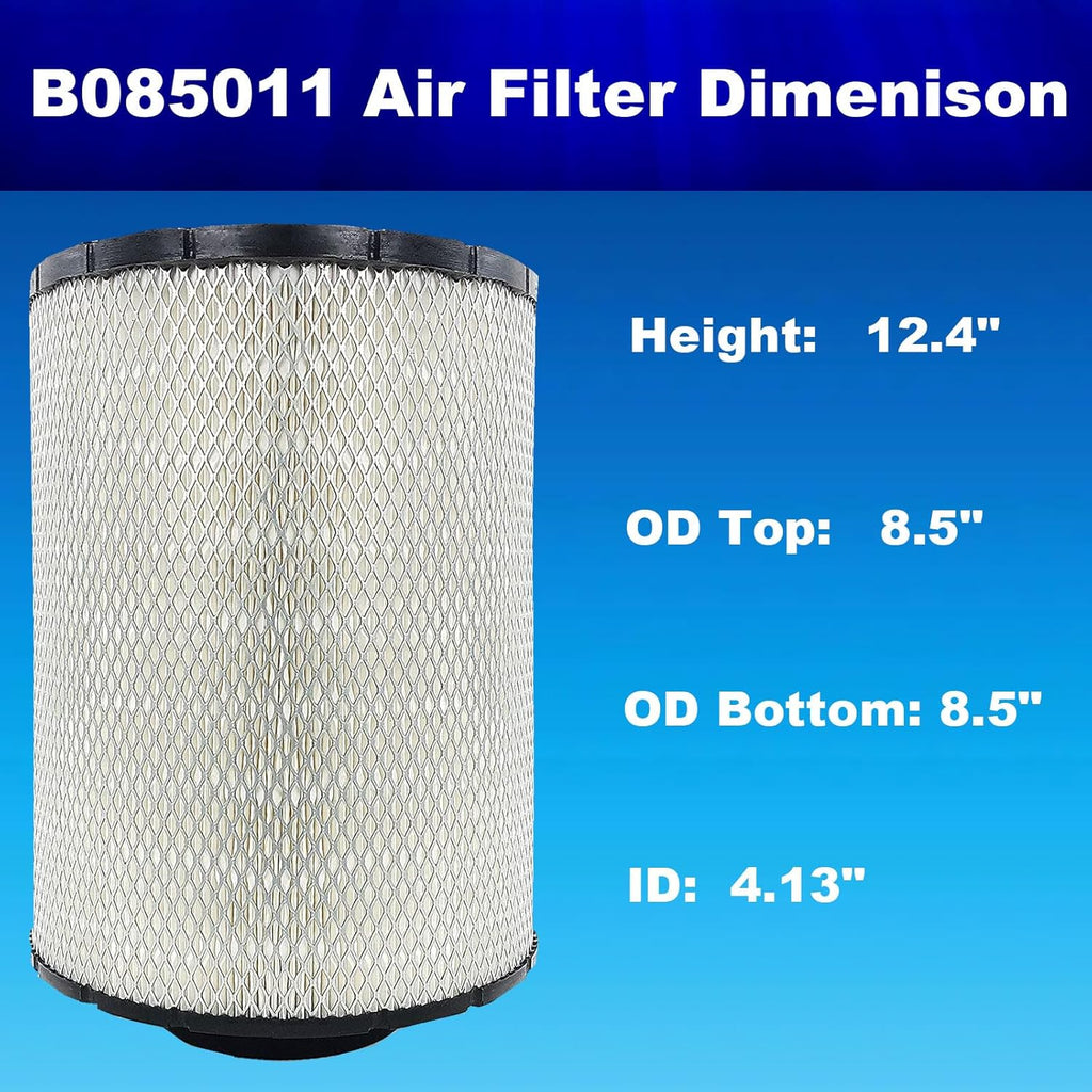 B085011 Air Filter for Wix 46637 Fleet-guard AH1141 Napa 6637 Bald-win PA2818 Fram CA6818 Donald-son B085011 Cummins 3912020