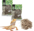 The Habitat Life - Natural Spanish Moss - for Reptiles, Amphibians & Invertebrates Terrariums - Humidity Control - Breathable Bedding - Dye-Free & Safe - Small - 2 Pack