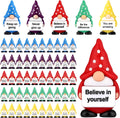 Gejoy 50 Pcs Mini Rubber Gnome Toys Positive Mini Gnomes Figures to Hide Emotional Uplifting Gifts Decorations and Encouragement Christmas Motivational Gifts for Colleague Staff Teacher