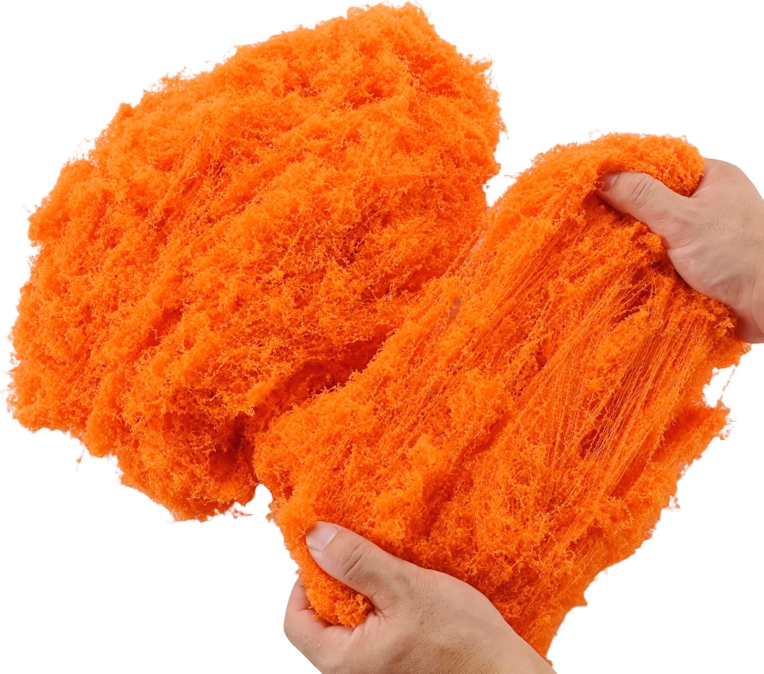 Caiyjhao Lifelike Artificial Moss is Used in Art Projects, Autumn Theme, Vase Stuffing, Gift Decoration, Romantic Handicrafts and Wedding Background Wall Display (Orange 3.5oz)