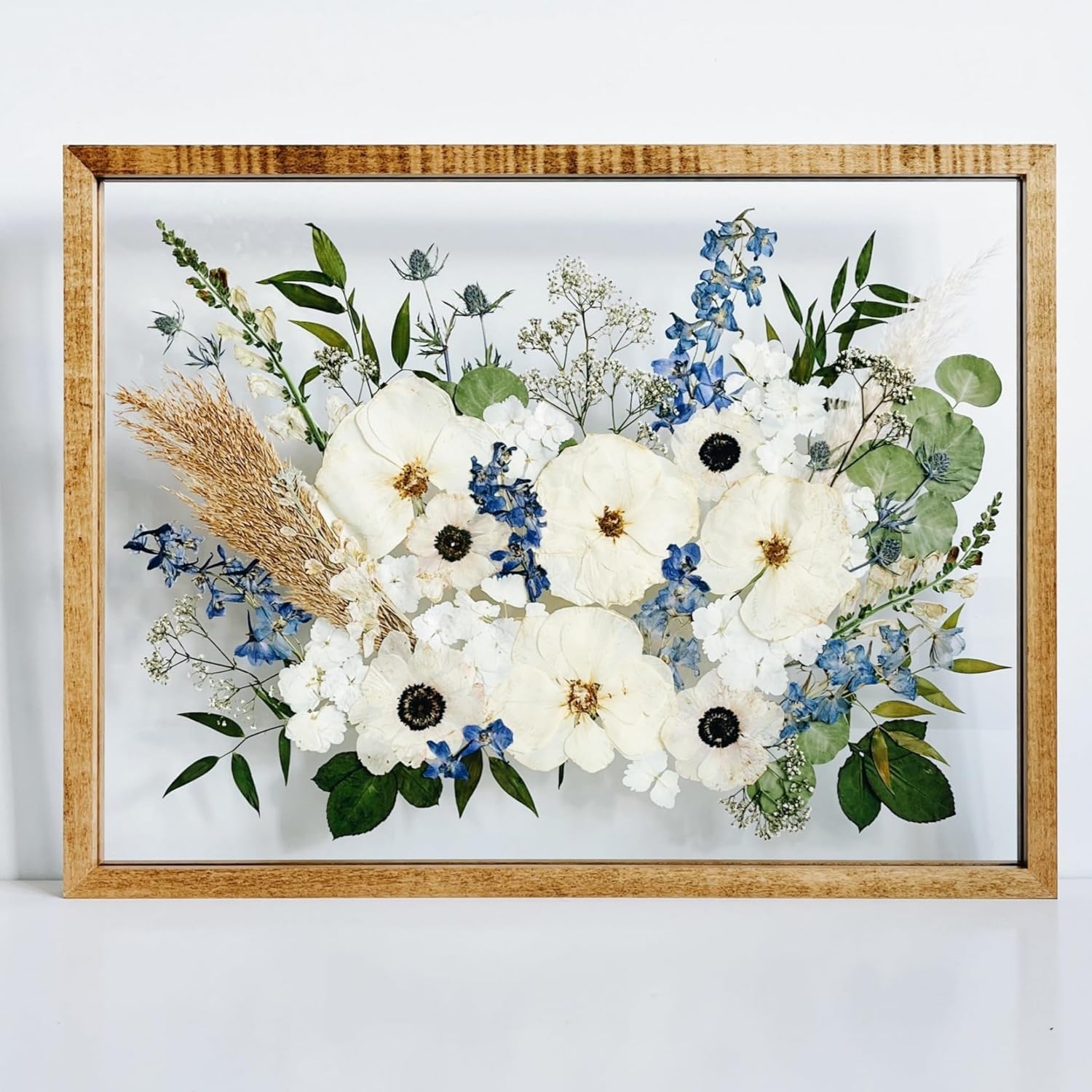 16x20 Floating Frame Pressed Flower Frames Maple Wood Floating Picture Frames 16x20 Floater Frame 20x24 Floating Frames Double Real Glass