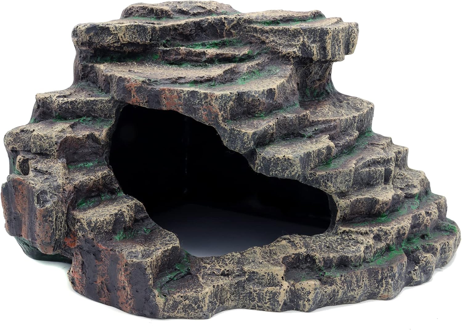 JIHAQUA Bearded Dragon Tank Accessories Extra Large Reptile Hideouts Cave Habitat Decor Bearded Dragon Clothes