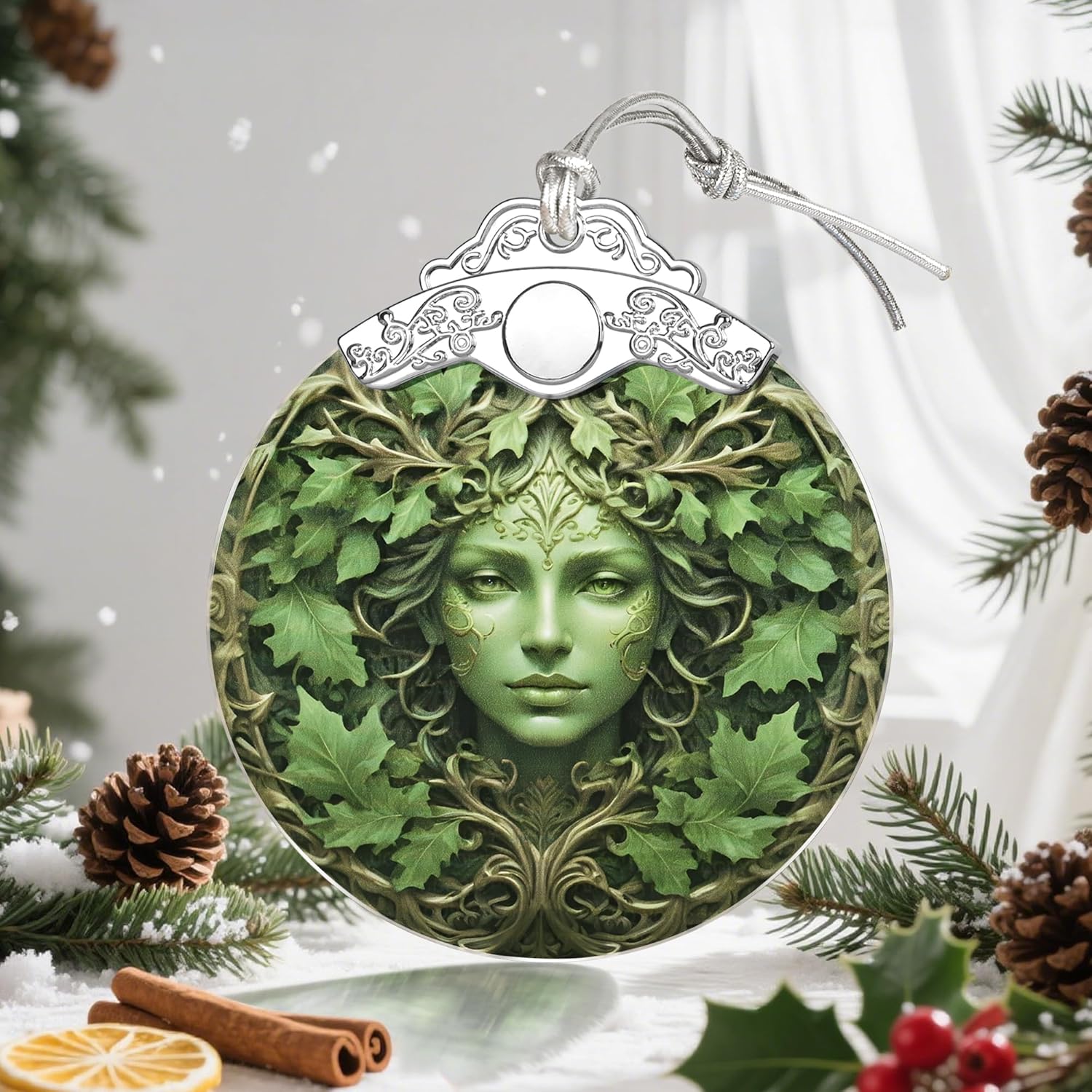 Christmas Ornaments, Christmas Tree Decorations, Keepsake Ornaments, Holiday Decor, Holiday & Xmas Gifts. Gifts for Plant Lovers & Nature Lovers - Nature Goddess-Theme