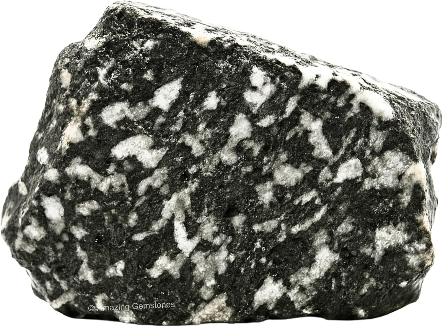 Amazing Gemstone Black & White Tourmaline Raw Crystals and Healing Stones, Natural Rocks for Tumbling - DIY Raw Stones and Crystals, 2 Pieces