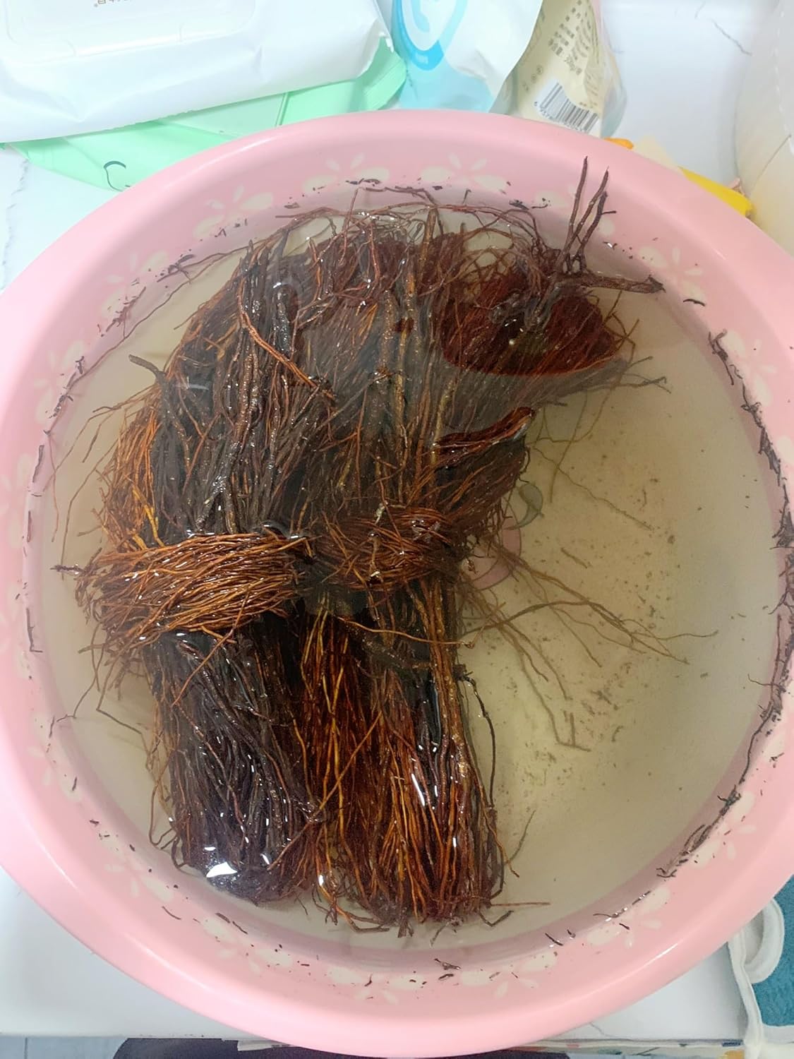 160g Aquarium Driftwood Roots - Bushy Tank Wood for aquascaping - Perfect for Fry, Shrimp or Terrarium,Natural Wood Roots for Aquarium aquascaping