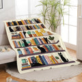 Black Cat Throw Blanket Book Cat Bookshelf Stuff Gifts for Kids Girls Boys Adults Women Men Soft Cozy Warm Plush Fluffy Fuzzy Fleece Blanket Decor 60''X80''