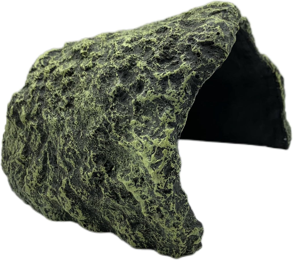 Oversize Reptile Hides and Caves Resin Aquarium Habitat Hideouts Large Hiding Cave Lizard Hiding Spot for Bearded Dragon Snakes Tortoise Aquarium Terrarium Hideaway