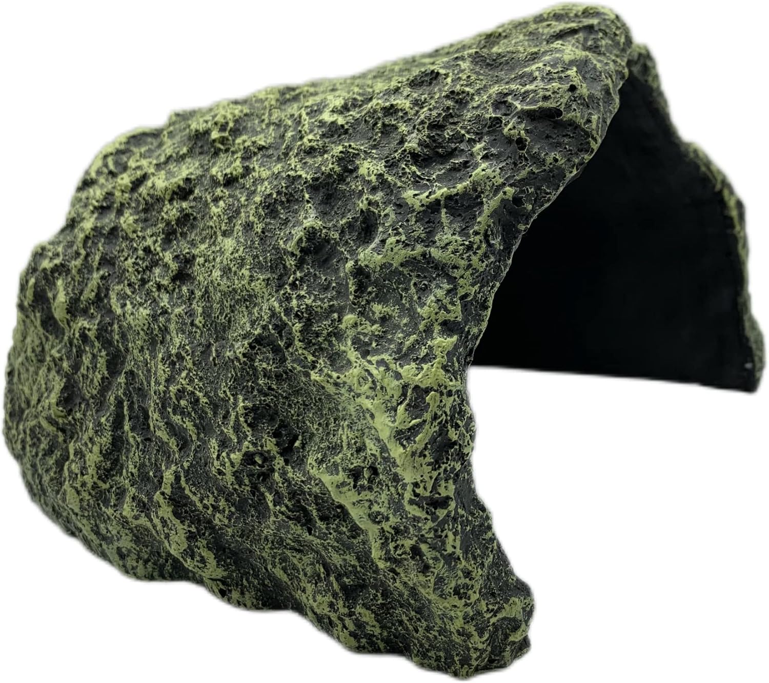 Oversize Reptile Hides and Caves Resin Aquarium Habitat Hideouts Large Hiding Cave Lizard Hiding Spot for Bearded Dragon Snakes Tortoise Aquarium Terrarium Hideaway