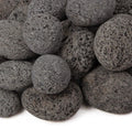 Lava Rock - 25-Pound Tumbled Lava Stones - 3" Black/Gray Lava Pebbles - Volcanic Rock - Landscaping Rocks - Large