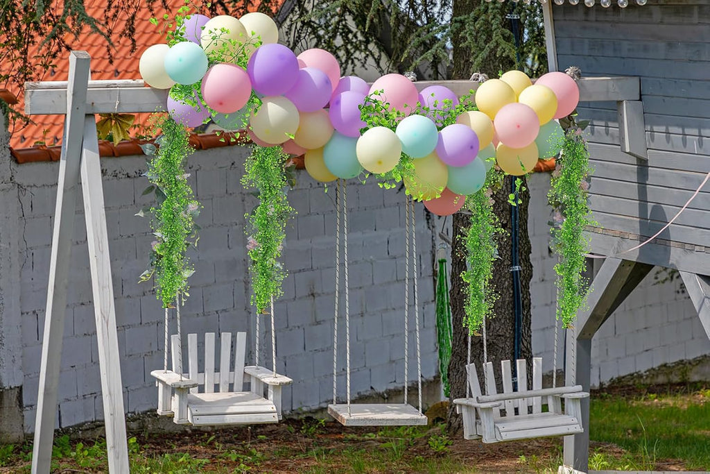 RECUTMS Artificial Hanging Plant 2Pcs 5.6Ft Fake Garland Plant Greenery Faux Ferns Leaves Ivy Garland for Home Indoor Outdoor Wedding Farmhouse Mantle Table Centerpiece Party Garden Decor(Green)