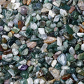 LAIDANLA Aquatic Agate Crushed Stone Crystal Chips Bulk Natural Gemstones Healing Reiki Crystals Mini Quartz Vase Filler Aquarium Gravel 100g
