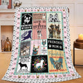Boston Terrier Throw Blanket French Bulldog Frenchie Puppy Stuff Gifts for Dog Lover Kids Girls Boys Adults Women Men Soft Cozy Warm Plush Fluffy Fuzzy Fleece Blanket Decor 40''X50''