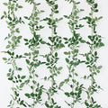 mizii 5 Packs 340" Artificial Vines Garland Fake Vine with Small Green Leaves Silk Rose Leaf Faux Hanging Plants Greenery Decoration for Outdoors Indoor Table Centerpieces Wedding Decor (Rose Leaves)