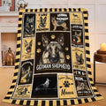 German Shepherd Throw Blanket German Shepherd Puppy Stuff Gifts for Dog Lover Kids Girls Boys Adults Women Men Soft Cozy Warm Plush Fluffy Fuzzy Fleece Blanket Decor 40''X50''