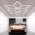 Neatfi Modern LED Garage Light, 36,120 Lumens, 361.2W, 6500K, IP54 Rated, Ceiling Lighting for Car Detailing, Auto Shops, Workshops, and Gyms (Snowflake Pattern, Cool White)