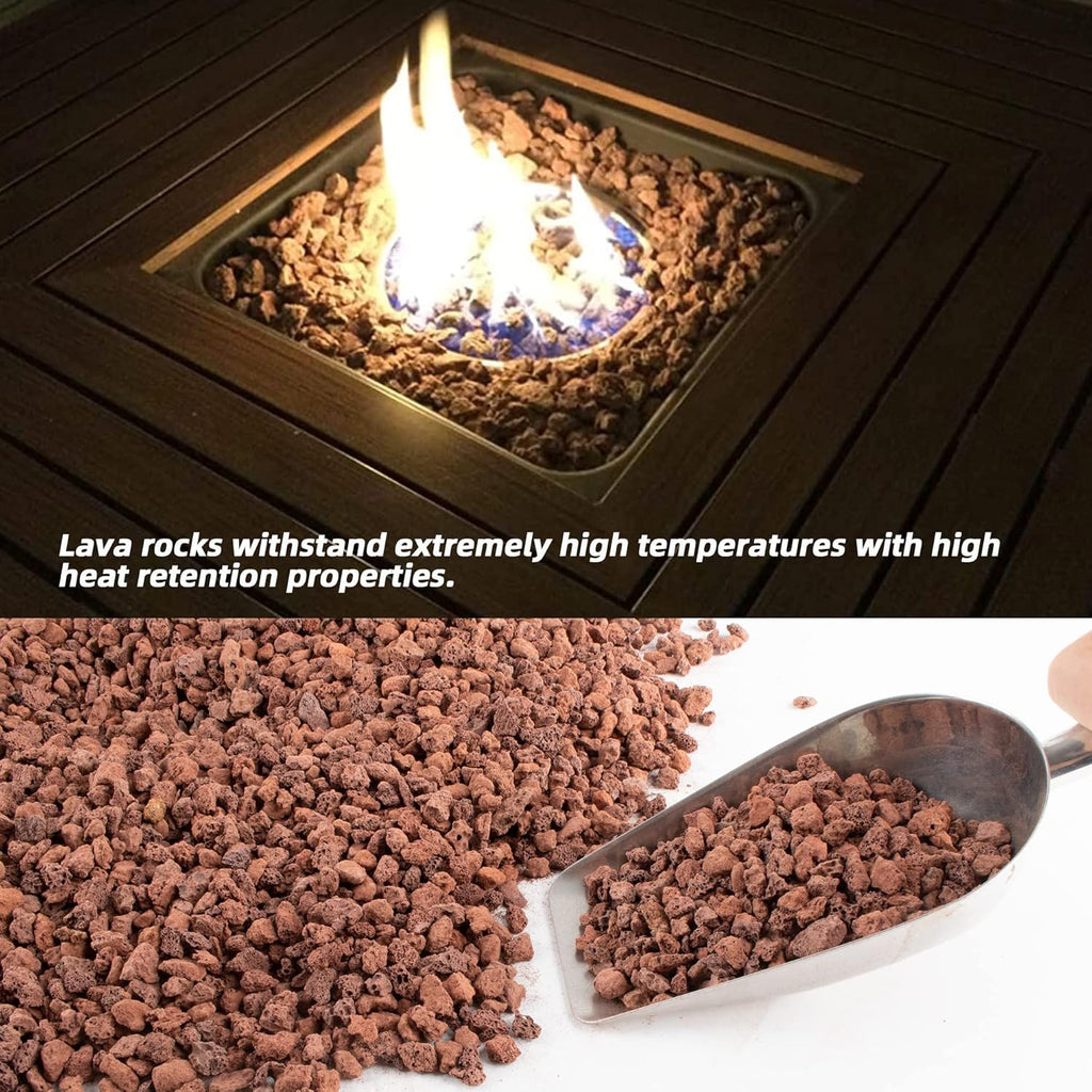 14lb Red Lava Rock for Plant, Horticultural Volcanic Rock Soil for Decorative Landscaping Bonsai, Cacti, Succulents Plants Top Dressing for Release Excess Water