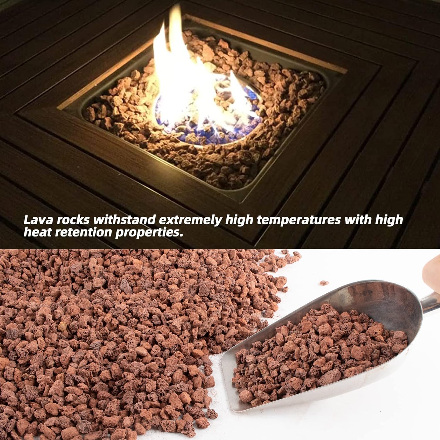 14lb Red Lava Rock for Plant, Horticultural Volcanic Rock Soil for Decorative Landscaping Bonsai, Cacti, Succulents Plants Top Dressing for Release Excess Water