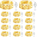 Brightown 14 Pack LED Fairy Lights Battery Operated String Lights, 7ft 20LED Waterproof Silver Wire Twinkle Lights, Firefly Starry Moon Lights for Mason Jars DIY Christmas Wedding Party Bedroom