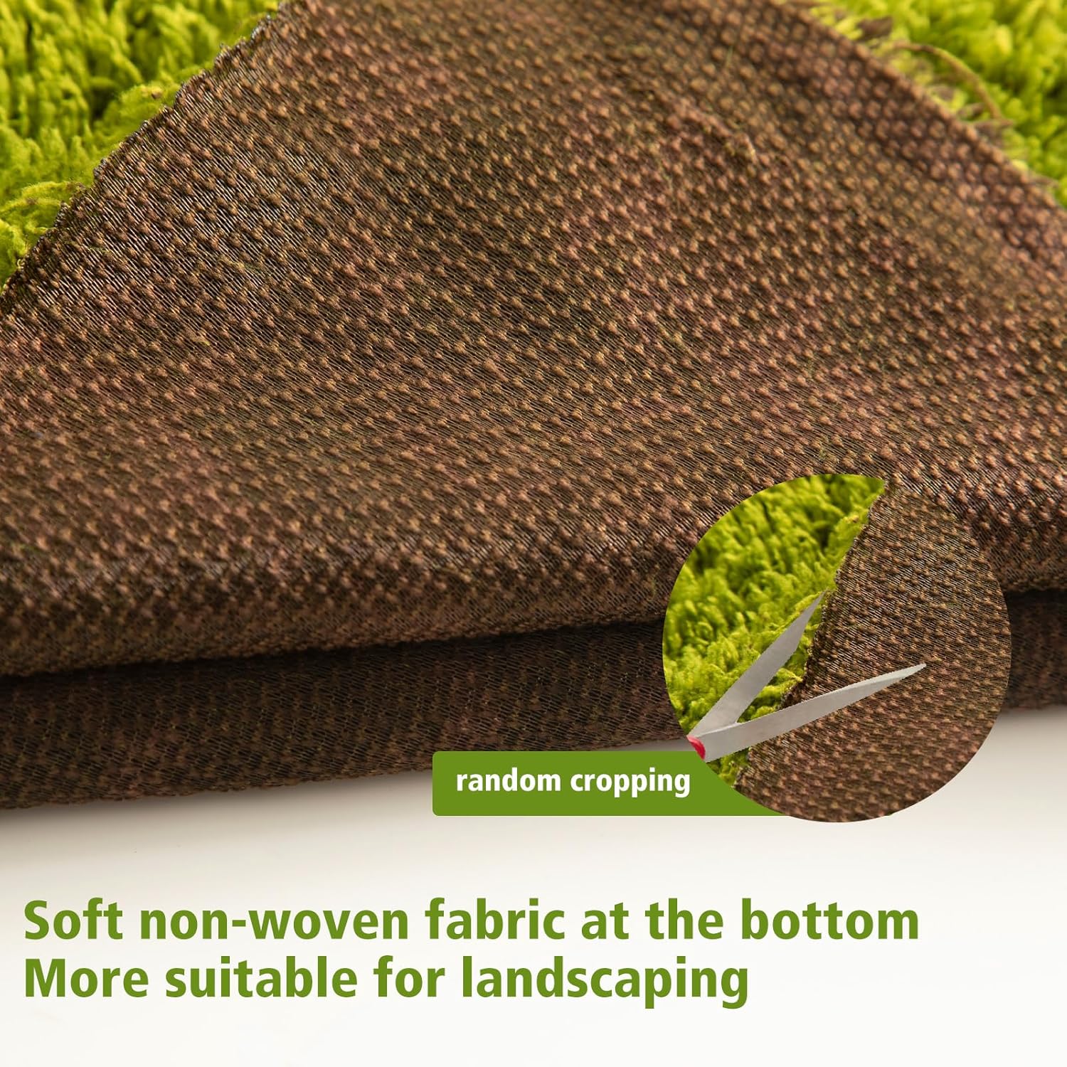 Artificial Grass Mat 4x3.3 Ft - Realistic & Soft Synthetic Turf, Fake Grass Carpet for Indoor Outdoor Use, Backyard, Patio, Balcony Decor (Pastoral Green)