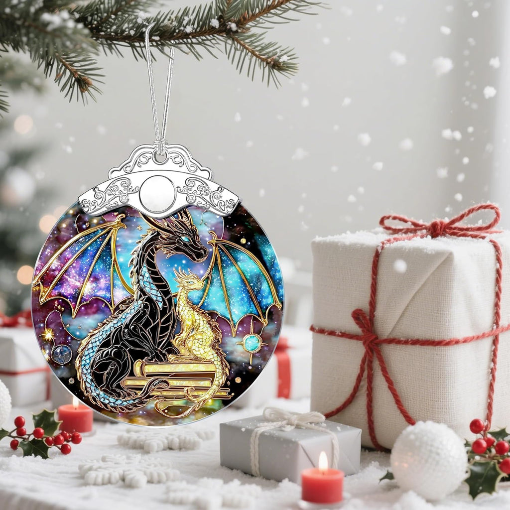 Dragon Christmas Ornaments, Christmas Tree Decorations, Keepsake Ornaments, Holiday Decor, Holiday & Xmas Gifts, Gifts for Dragon Lovers, Fantasy Lovers & Bookworms