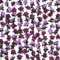 BLEUM CADE 5Pcs 41Ft Flower Garland Artificial Rose Vines for Bedroom, Cute Fake Hanging Flower Vines Floral Garland Decorations for Wedding Party Wall Room Decor Aesthetic