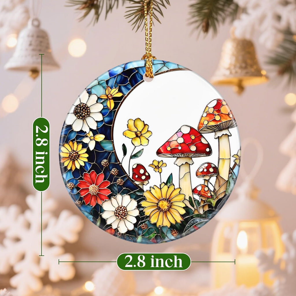 Christmas Ornaments, Mushroom Ornament, Christmas Tree Ornaments, Xmas Decorations, Holiday Decorations, Gifts for Mushroom Lovers, Holiday Party Gifts, and Xmas Gift Ideas