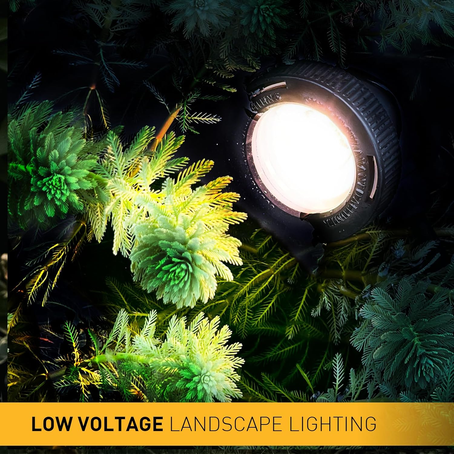 Malibu Landscape Lighting 5.4W LED Pond Light 12V AC Low Voltage Submersible Lights Underwater 2900K Warm White Waterproof Underwater Lighting for Outdoor Ponds Fountains Waterfalls 4Pack
