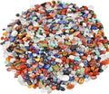 SUNYIK Assorted Tumbled Chips Stone Crushed Crystal Quartz Pieces Irregular Shaped Stones 1pound(about 460 gram)