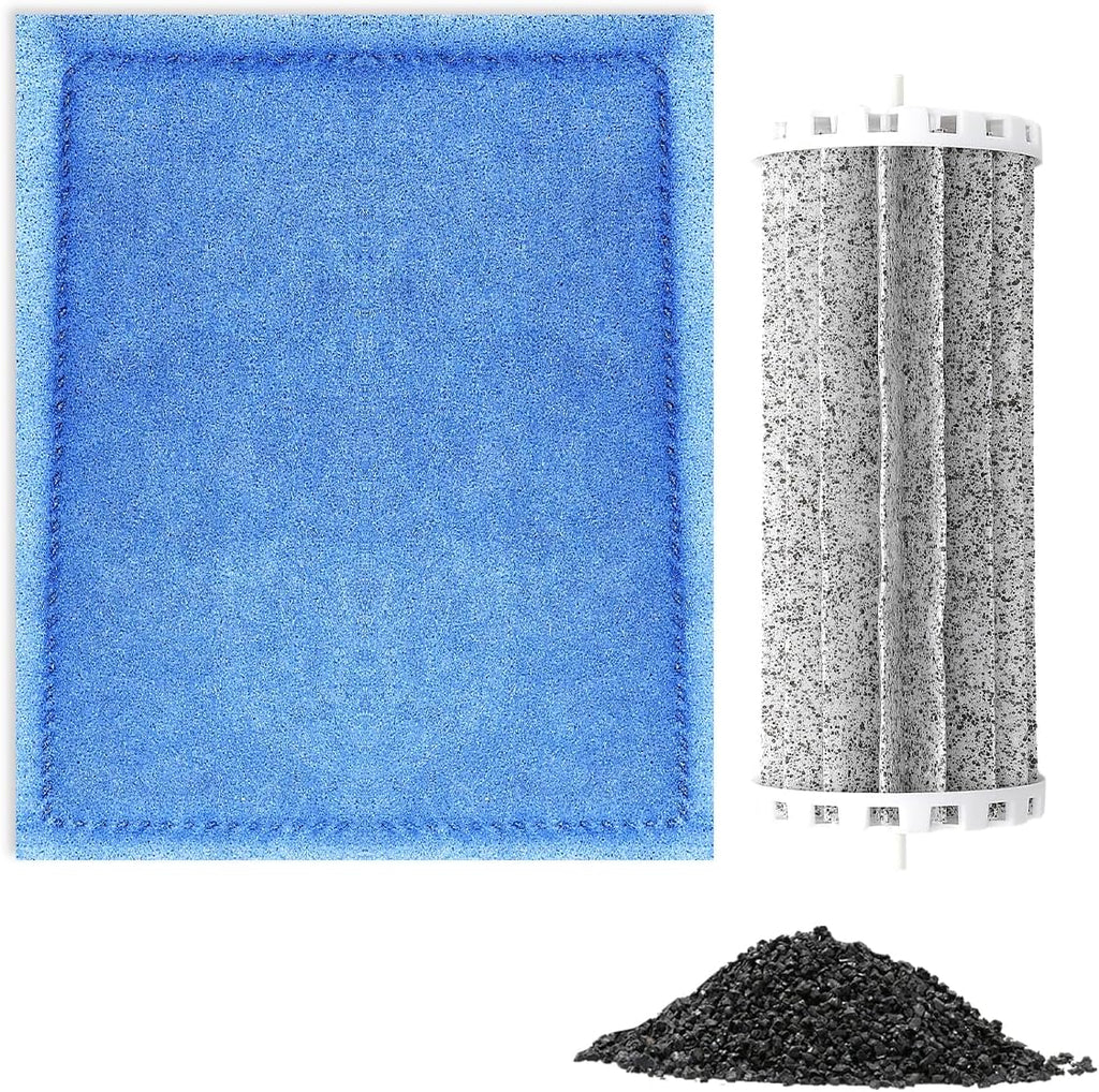 Rite-Size C Filter Cartridges & Bio Wheel Aquarium Filter, Compatible with Marineland Penguin 200/200B/350/350B Aquarium Filters, Replacement Fish Tank Filter Media 1+1 Pack