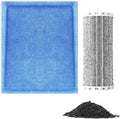 Rite-Size C Filter Cartridges & Bio Wheel Aquarium Filter, Compatible with Marineland Penguin 200/200B/350/350B Aquarium Filters, Replacement Fish Tank Filter Media 1+1 Pack