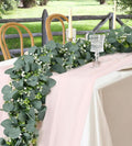 Eucalyptus Garland 6FT Artificial Ivy Greenery Fake Silver Dollar Eucalyptus Leaves Vines Table Decor Green Vine Spring Artificial Vines for Home Mantle Party Decor Indoor/Outdoor (4)