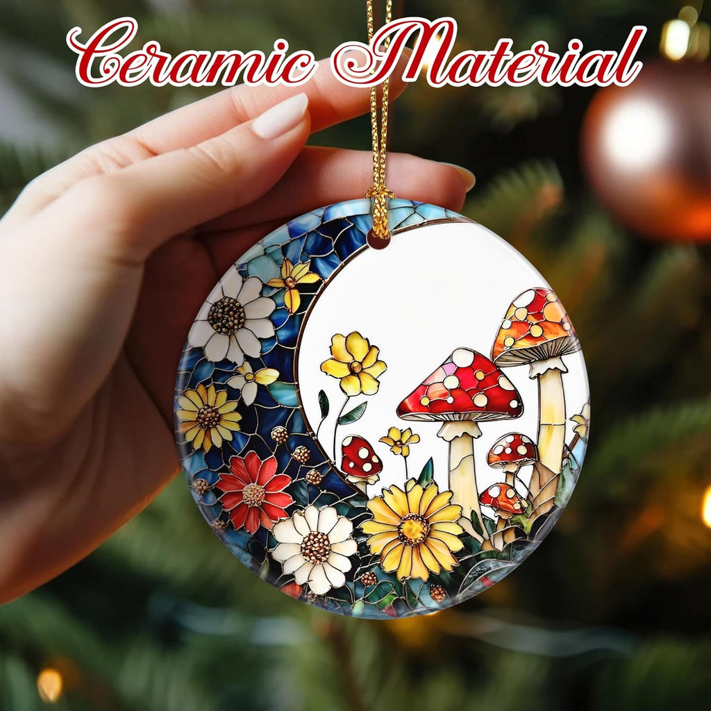 Christmas Ornaments, Mushroom Ornament, Christmas Tree Ornaments, Xmas Decorations, Holiday Decorations, Gifts for Mushroom Lovers, Holiday Party Gifts, and Xmas Gift Ideas